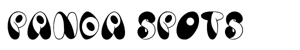 Panda Spots font preview